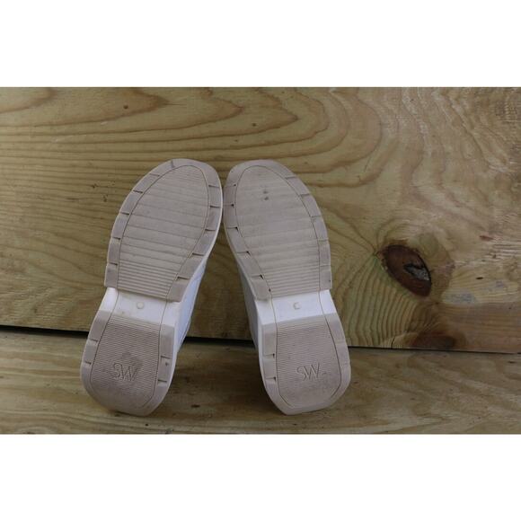 Stuart Weitzman Sneakers 9B White Leather Willow Runner - Picture 6 of 11